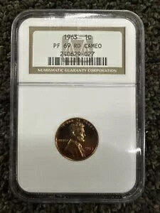 NGC PF69RD 1963 1c J[ 1 ZgO[h RC (GAL147483)
