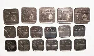 �A���o �X�N�G�A �R�C�� 17 �����b�g - 5 x 5 �t������ & 12 x 50 �Z���g �R�C��