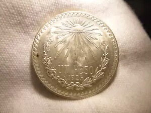 1925 メキシコ メキシコ ウン ペソ銀貨