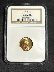 1952 RED NGC MS-66 bh J[ BU RCʃZg