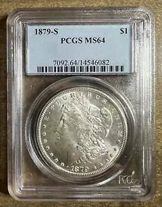 1879-S [K Vo[ _[ ~ PCGS MS64 ~ SF ̔~g Xe[g RC