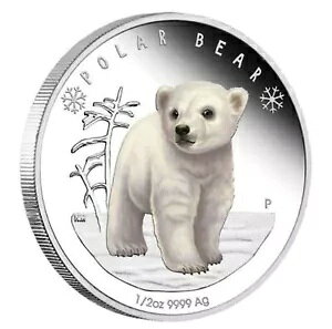 2017 POLAR BABIES POLAR BEAR 1/2 �I���X .999 �V���o�[ �v���[�t �R�C��
