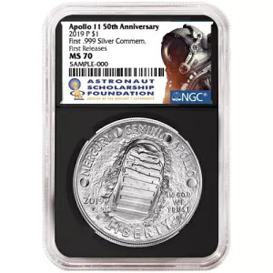 2019-P UNC $1 A| 11 50th A Vo[ _[ NGC MS70 ASF FR x g RA