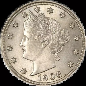 1906 ���o�e�B V �j�b�P�� Executive Coin Company �̂��������i