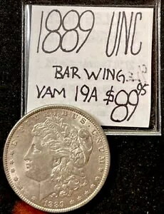 1889 N $1 [K Vo[ _[ (UNC)  (o[ EBO VAM 19A)B ENNRC