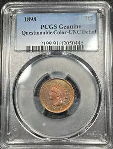 1898 CfBA wbh Zg 1c PCGS UNC ڍ ^킵F