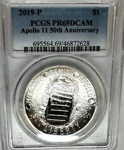 ���k�ȃA�|�� 11 �� 50 ���N?? 2019 P �V���o�[ �_���[ PCGS PR69 �v���[�t �R�C�� !!!
