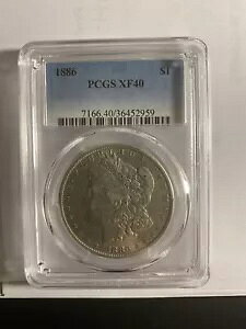 1886N $1 K PCGS XF40