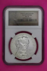 2009 P MS 70 �����J�[���L�O�V���o�[ �_���[ NGC �O���[�h�{���̃X���u 367