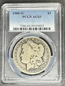 1900-O ���[�K�� �_���[ PCGS AG-03 ���[�{�[���A3 �_�w������� $5 �I�t!!