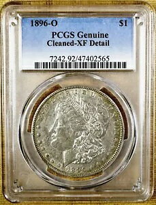 1896-O PCGS XF 詳細モルガン ドル