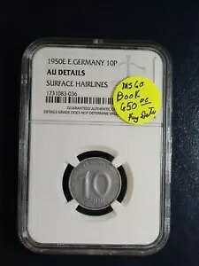 1950E hCc TEN PFENNIG NGC AU ڍ 10P RC̔iŔ̔܂!
