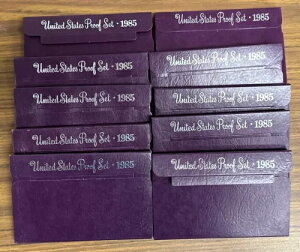 (10) 1985-S US �~���g �v���[�t �Z�b�g OGP �f�B�[�v �J���I 50 �R�C�� �������b�g