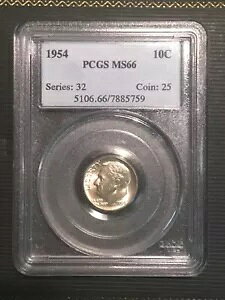 PCGS MS66 1954 P FDR 10 Zg Vo[ ^{[iX RC bg