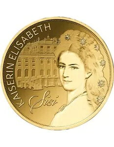 SISI 皇后没後 125 周年記念 金貨 3000 フラン チャド 2024