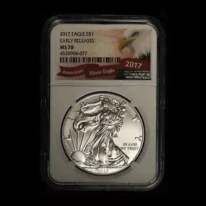 2017 $1 �A�����J�� �V���o�[ �C�[�O�� NGC MS70 ���������[�X - �������� �č�