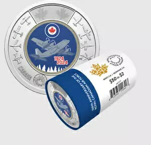 2024 �J�i�_ �g�D�[�j�[ ���[�� RCAF ���C���� �ʋ�R - 25 �h�� x 2 �J���[ �R�C��