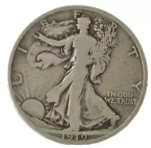 č 1919-D EH[LO oeB n[t_[ 50c 90% Vo[ fo[ ~g RC