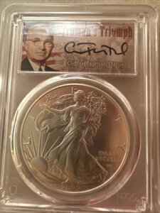 2023-W PCGS MS70 �V���o�[ �C�[�O�� FDI �g���[�}���Y �g���C�A���t ���x��