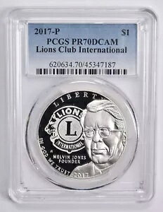 PR70 2017-P DCAM ���C�I���Y�N���u�L�O�h�� $1 PCGS �u���[ Lbl
