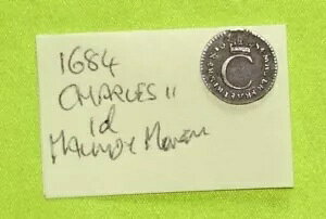 1684 1 �y���X 1p �V���o�[ �`���[���Y 2 �� 1660-1685 (Maundy Money)