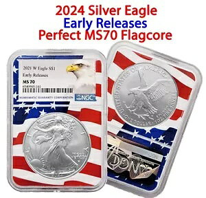 2024 AJ Vo[ C[O - NGC MS70 [X Flagcore