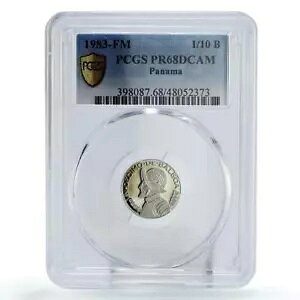 �p�i�} 1/10 �o���{�A ���K�ݕ� Vasco Balboa KM-127 PR68 PCGS CuNi �R�C�� 1983