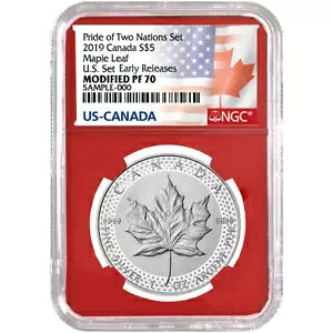 2019 �C���v���[�t $5 �V���o�[ �J�i�_ ���[�v�� ���[�t NGC PF70 ER �t���O ���x�� ���b�h...