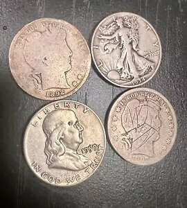 ??1892 Aez! + (3) 90% Vo[ 50c n[t $1 AeB[N & Be[W RC