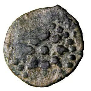 ユダヤ。ハスモン派。 Alexander Jannaeus ? Prutah Widow Mite 聖書コイン 聖書