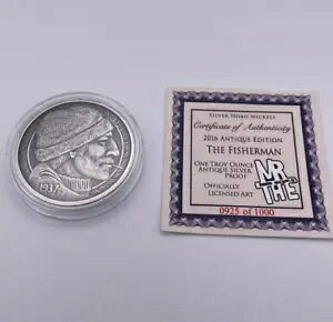 The Fisherman �A���e�B�[�N �V���o�[ ���E���h �z�[�{�[ �j�b�P�� �V���[�Y - 1 �I���X 0.999 �R�C��