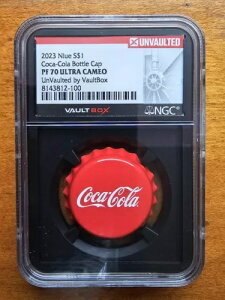 2023 �j�E�G $1 Unvaulted VaultBox �R�J�E�R�[�� .999 �V���o�[ �R�C�� NGC PF70 �E���g�� �J���I
