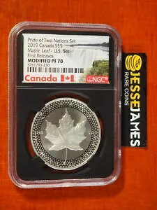 2019 $5 ���f�B�t�@�C�h �v���[�t �V���o�[ ���[�v�� ���[�t NGC PF70 ���v���C�h �Z�b�g���珉�����[�X