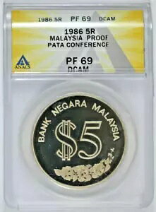 1988 ANACS PF69DCAM }[VA 5 Mbg Vo[ PATA Conf RCX^fBO ^[g