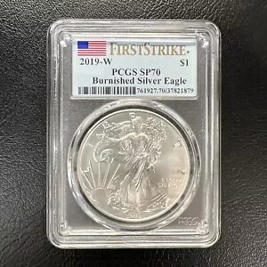 2019 W �o�[�j�b�V���V���o�[ �C�[�O�� PCGS SP70 �t���b�O �t�@�[�X�g �X�g���C�N ���x��