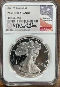 2001 W NGC PF69 Eg JI AJ Vo[ C[O v[t $1 }CN LbX TC