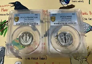 2015 50c �j���[�W�[�����h SPIRIT of ANZAC ��/�j�b�P�� �R�C�� PCGS PR69DCAM �|�b�v 1/2