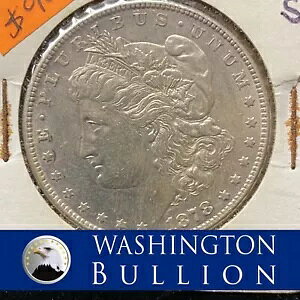 1878 S ���[�K�� �V���o�[ �_���[ �č� $1 90% ��� [SKU 79153]