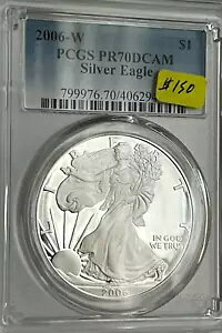 2006 �A�����J�� �V���o�[ �C�[�O�� $1 PCGS PF 70 DCAM