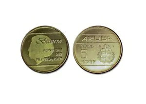 Aruba �� Aruban KM38 (U) 5 �t������ �R�C�� 4 �Z�b�g�B ????��������!!!!