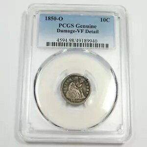 1850 O PCGS VF �ڍ� - �V���o�[ �V�[�g �_�C�� - �č��R�C�� #49452A
