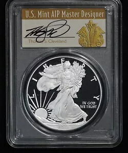 2018-W �V���o�[ �C�[�O�� - PCGS PR-70DCam - Thomas Cleveland - 1/1000 TQ2303/LN