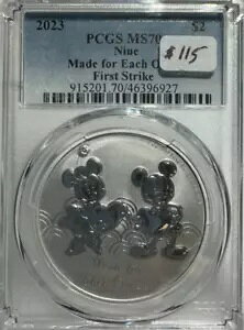 2023 ~bL[}EX jEG $2 1 IX Vo[ t@[Xg XgCN PCGS MS 70