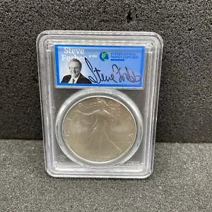 �X�e�B�[�u �t�H�[�u�X �I�[�g�O���t 2023 �A�����J�� �V���o�[ �C�[�O�� BU �������� PCGS BU IMEX