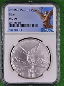 2011 x^ 1 Unza  NGC MS 69 ???? LVR