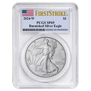 2024 W �o�[�j�b�V�� �V���o�[ �C�[�O�� PCGS SP69 - �t�@�[�X�g �X�g���C�N