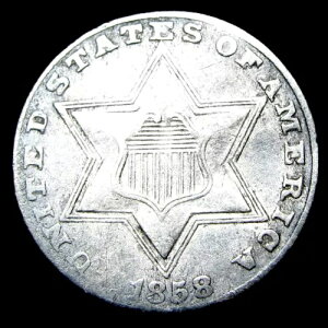 1858 �V���o�[ 3 �Z���g�s�[�X 3cp ---- �f�G�ȏڍ׃R�C�� ---- #TH634