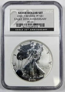 2006-P �A�����J�� �V���o�[ �C�[�O�� NGC Rev PF69 20 ���N�L�O�C�[�O���������R�C��