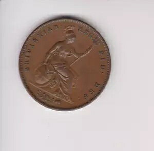 rNgA A -  yj[ 1857 t@[ R -OT.HIGH GRADE COIN.AA136