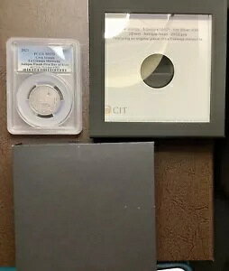 2021 �N�b�N���� $5 1�I���X .999 �V���o�[ �� �V�G�l�K覐� PCGS MS70 1st Day OGP